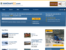 Tablet Screenshot of aircraft24.com